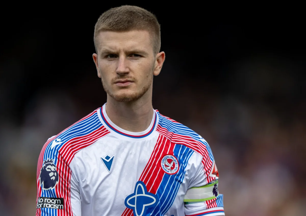 LONDON, ENGLAND - SEPTEMBER 12: Adam Wharton of Crystal Palace looks on during the Premier League 2026/27 match between Crystal Palace FC and Ipswich Town at Selhurst Park on September 12, 2026 in London, United Kingdom. (Photo by Sebastian Frej/Getty Images)