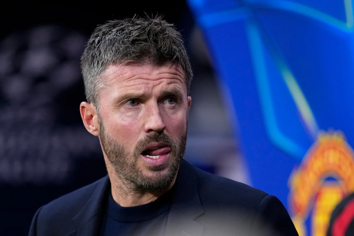 MADRID, SPAIN - OCTOBER 13: Michael Carrick, head coach of Manchester United, looks on during the UEFA Champions League 2026/27 League Phase MD2 match between Atletico de Madrid and Manchester United at Estadio Metropolitano on October 13, 2026 in Madrid, Spain. (Photo By Oscar J. Barroso/Europa Press via Getty Images)