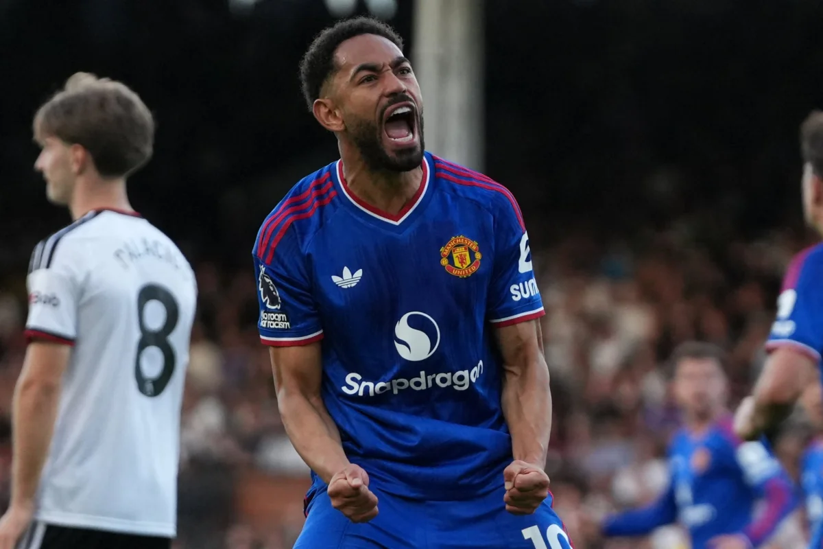 Matheus Cunha’s deflected late effort rescued a point for Manchester United during the match.