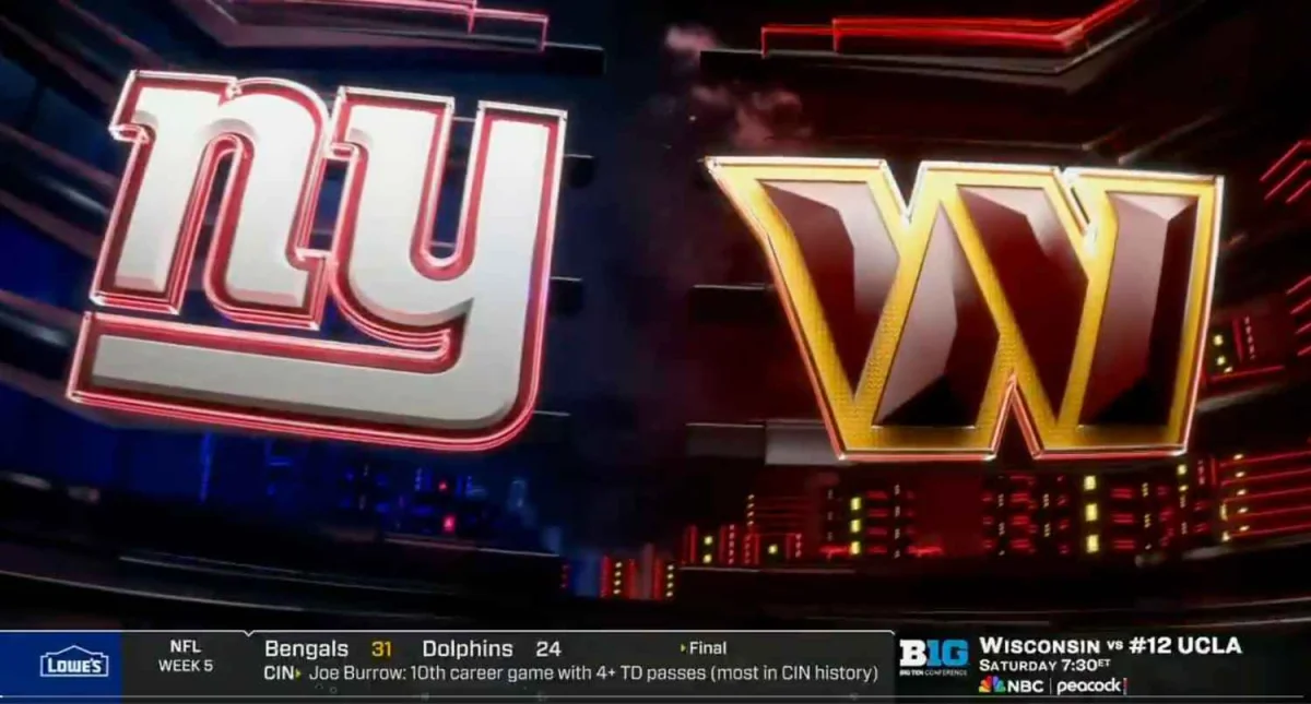 Giants-Commanders highlights